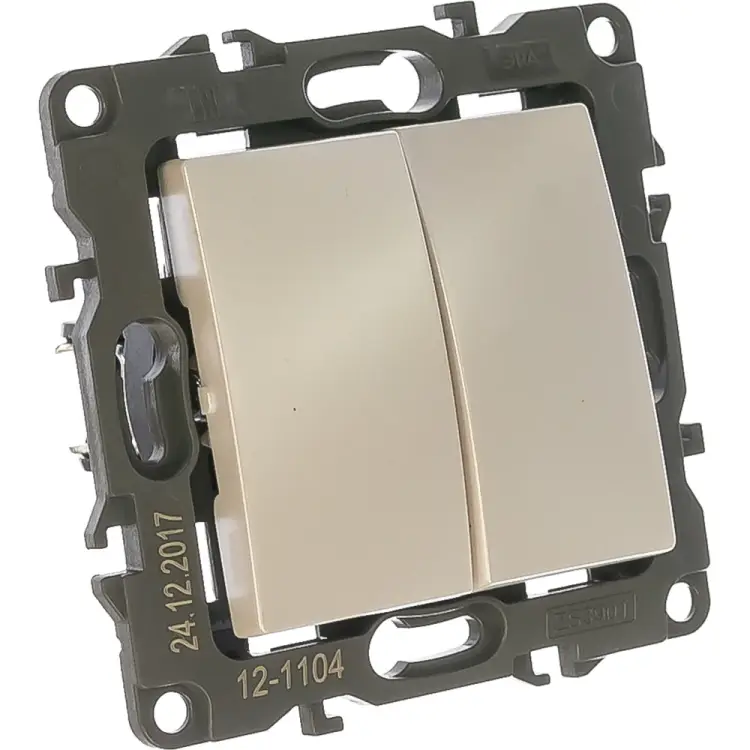 Двойной выключатель ЭРА 12-1104-15 Б0019290