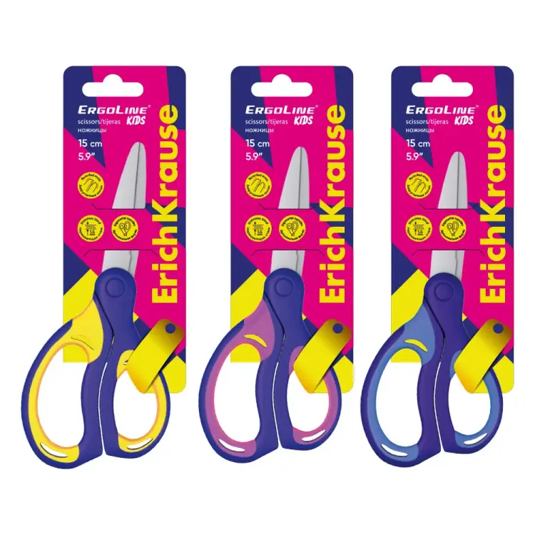 Ножницы ErichKrause ErgoLine Kids 37435 Ножницы ErichKrause ErgoLine Kids 37435