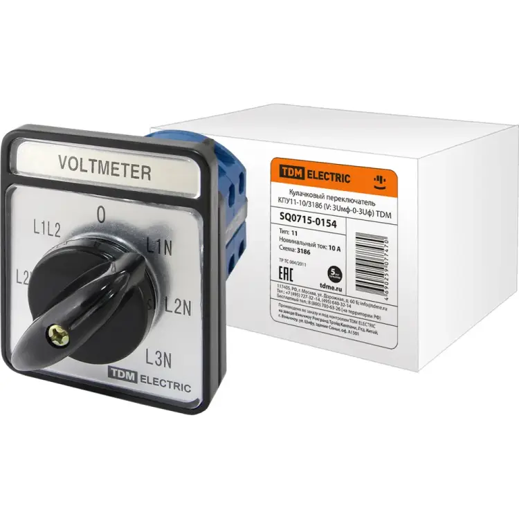 Переключатель TDM ELECTRIC КПУ11-10/3186 SQ0715-0154
