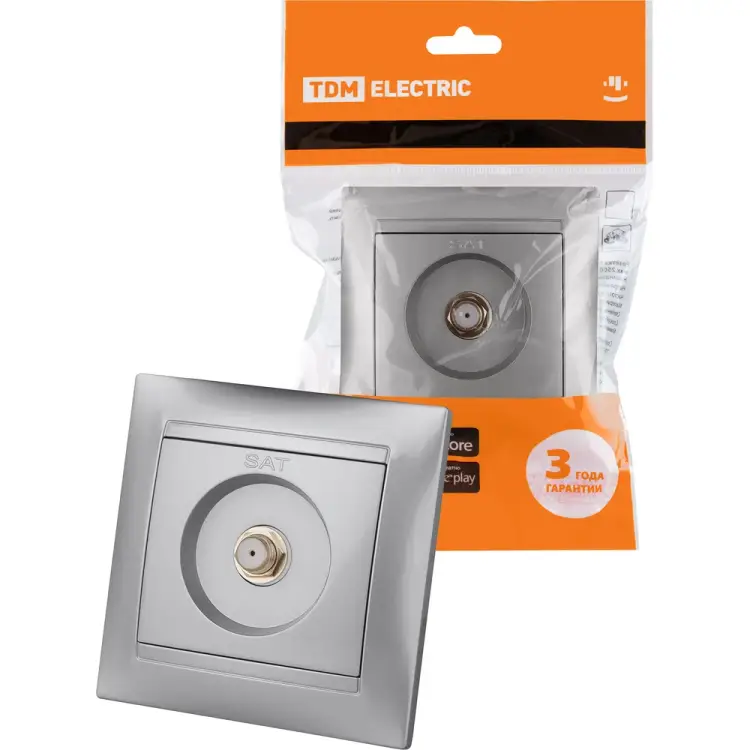 Телевизионная розетка TDM ELECTRIC Лама SQ1815-0221