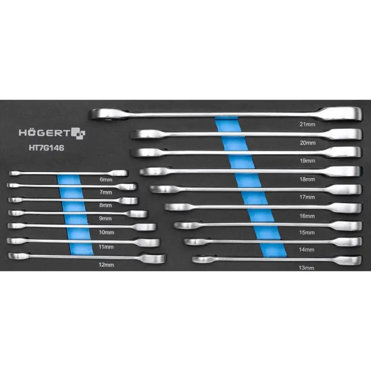 Набор рожково-накидных ключей HOEGERT TECHNIK HT7G146