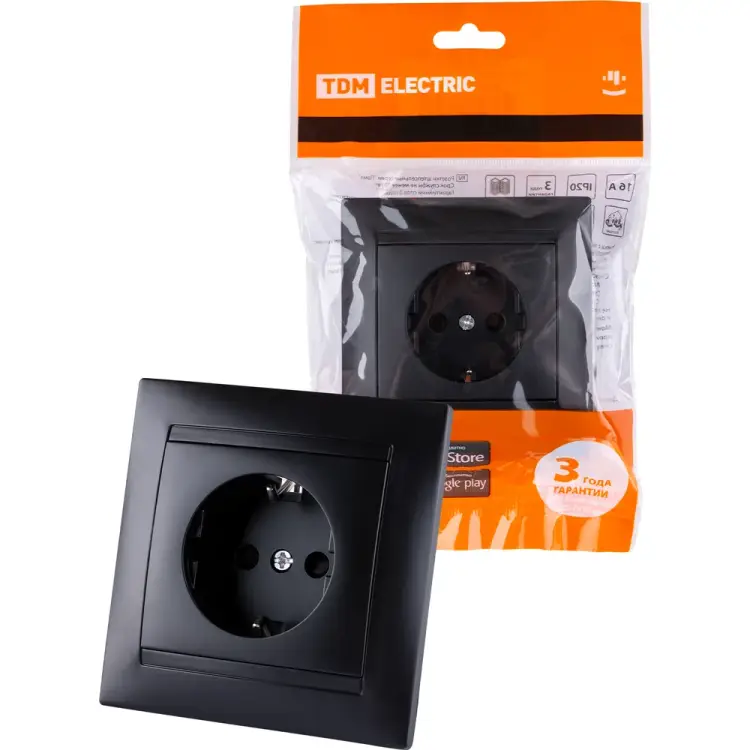 Розетка TDM ELECTRIC Лама SQ1815-0623