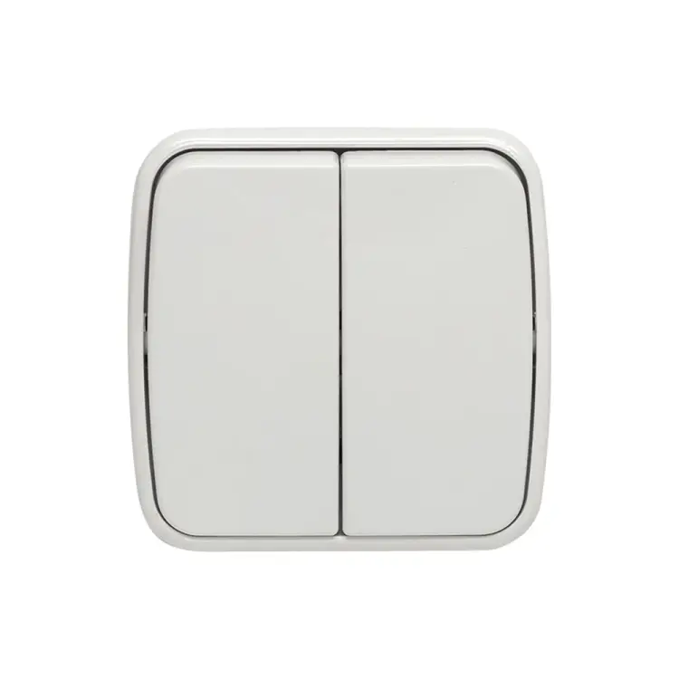 Двухклавишный выключатель EKF Минск EGV10-023-10