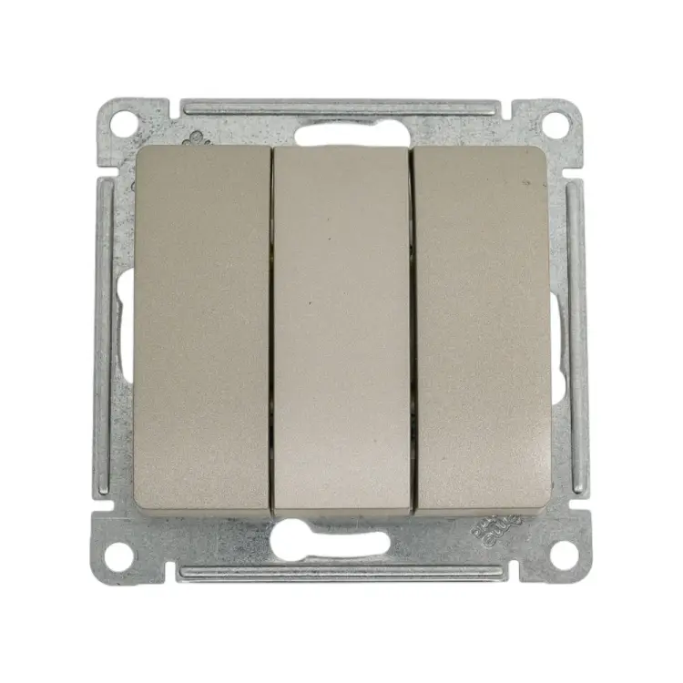 Трехклавишный механизм выключателя Systeme Electric Glossa GSL001231