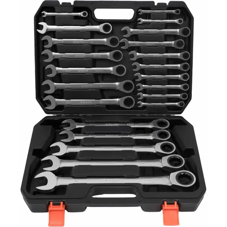 Набор комбинированных трещоточных ключей Gigant GKRC-22