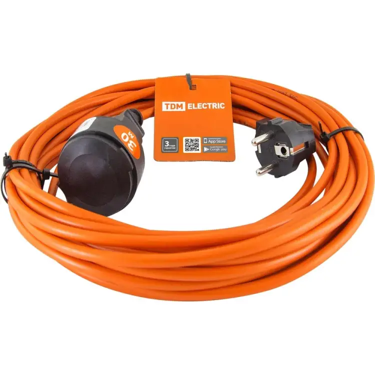 Силовой удлинитель-шнур TDM ELECTRIC УШз10 SQ1301-0612 Силовой удлинитель-шнур TDM ELECTRIC УШз10 SQ1301-0612