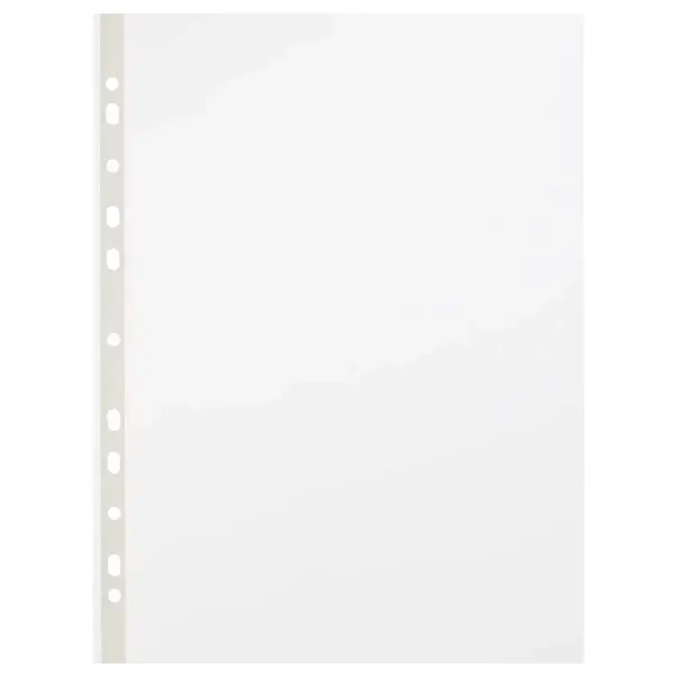 Гладкая перфорированная папка-файл Attache Элементари 917166