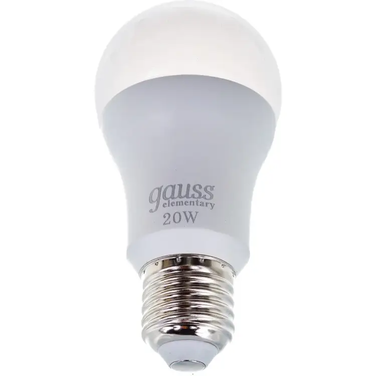 Лампа Gauss LED Elementary A60 20W E27 6500K 23239