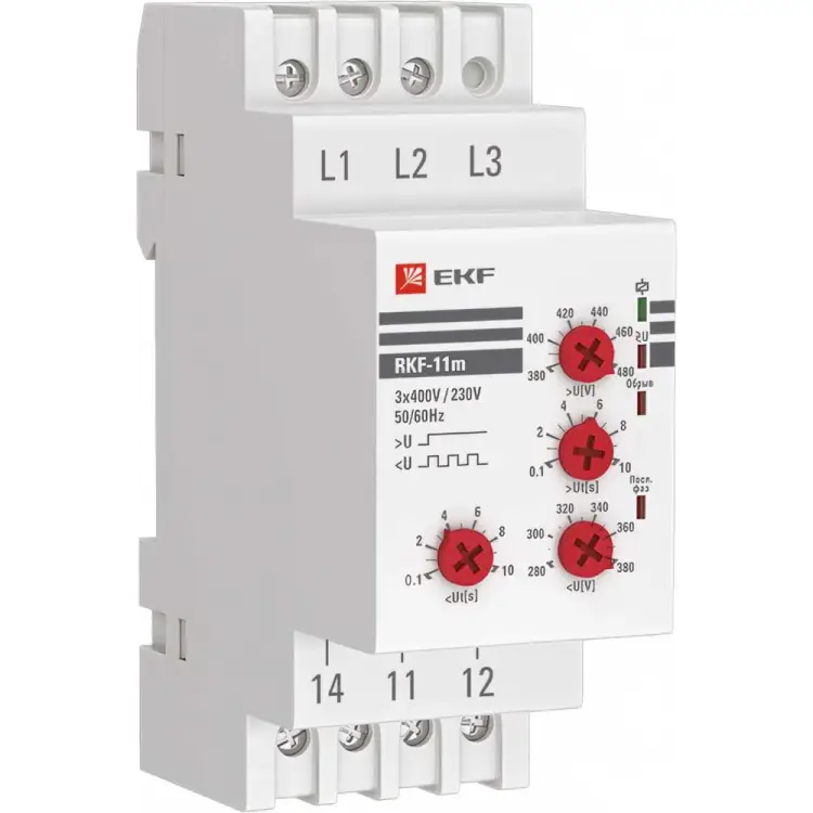 Реле контроля фаз EKF RKF-11m PROxima rkf-11m