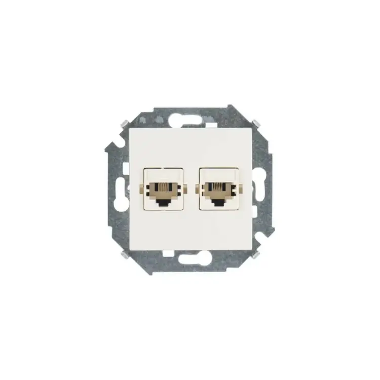 Двойная телефонная розетка Simon 1591589-031