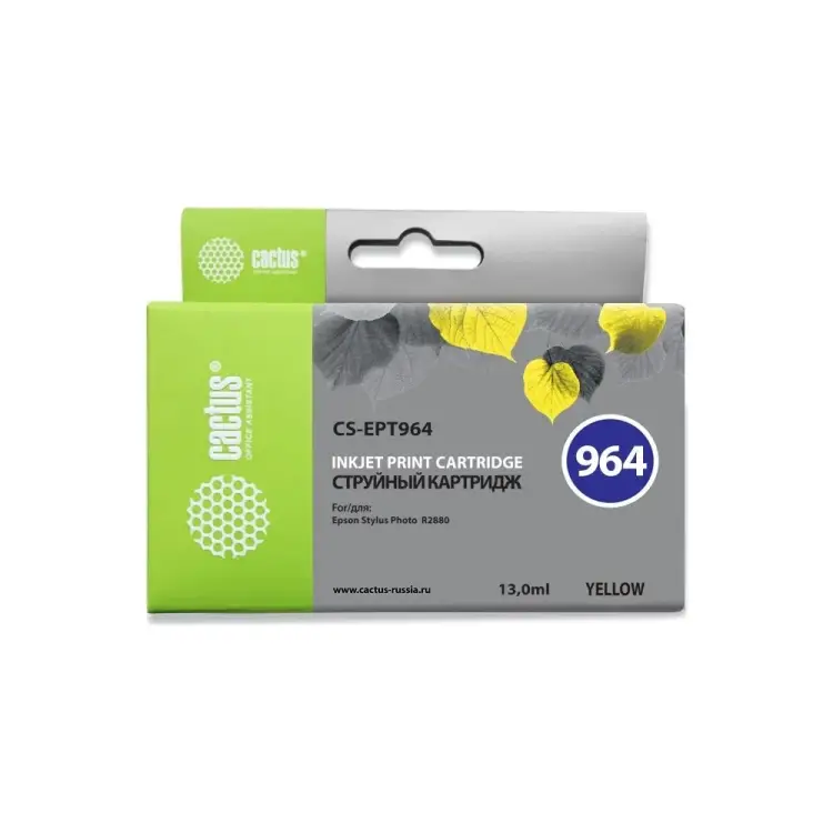 Картридж струйный для Epson Stylus Photo R2880 Cactus CS-EPT964 T0964 727401