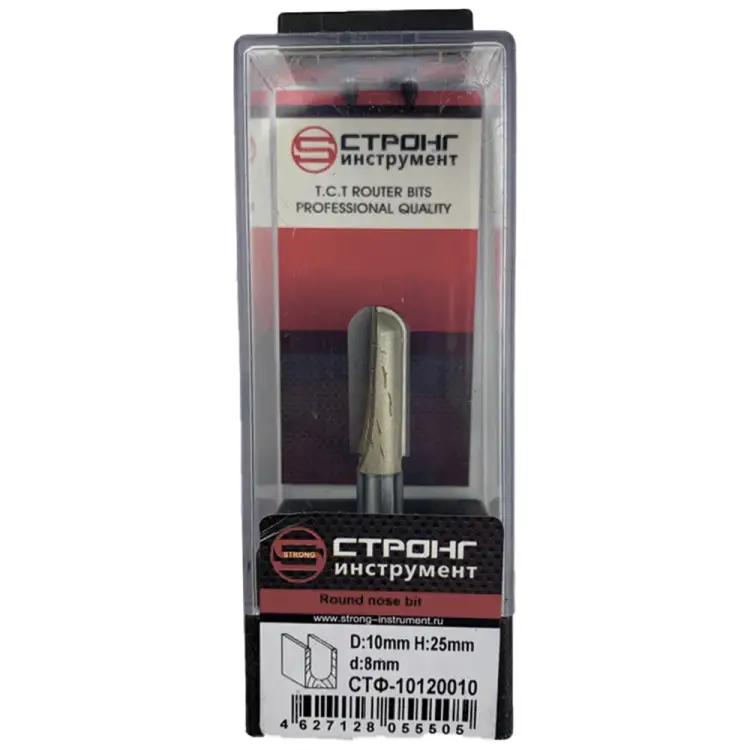 Пазовая галтельная фреза по дереву Strong СТФ-10120010