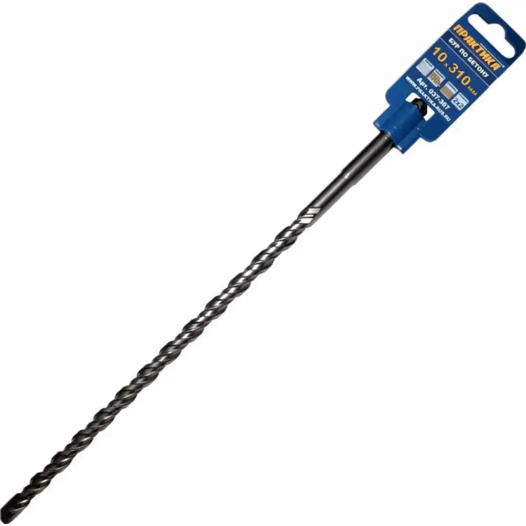 Бур sds plus по бетону ПРАКТИКА 037-367