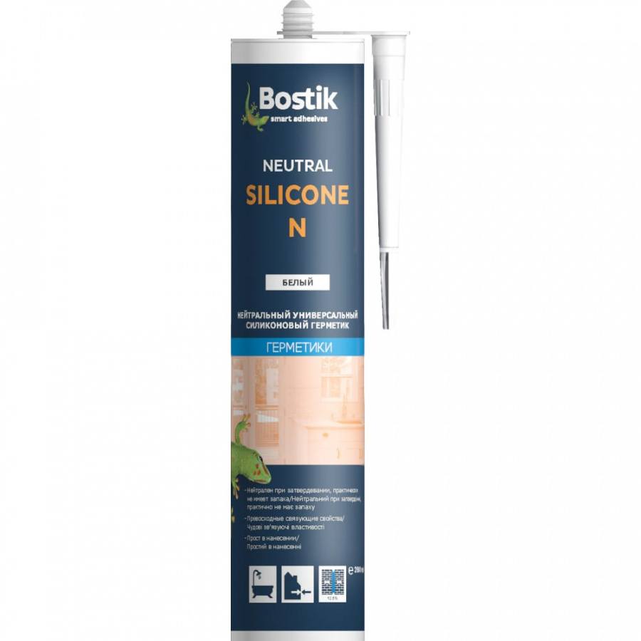 Универсальный силиконовый герметик Bostik Neutral Silicone N