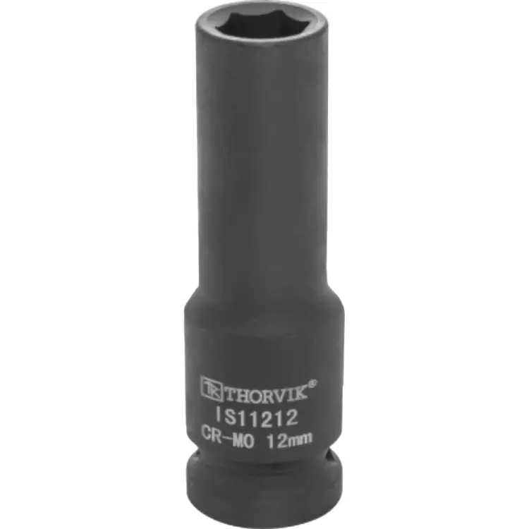Ударная глубокая торцевая головка THORVIK IS11212 53435