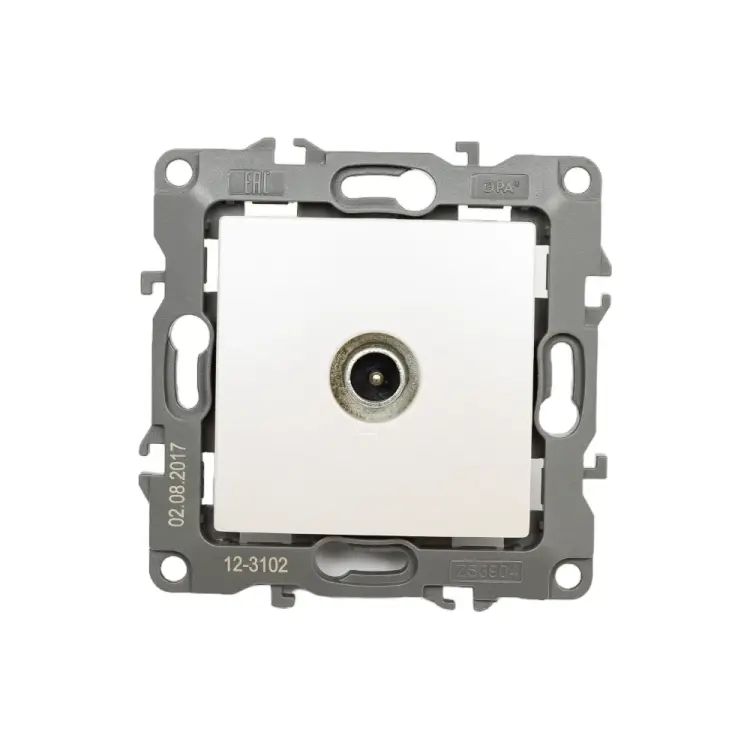 Проходная tv розетка ЭРА 12310215 Б0027440