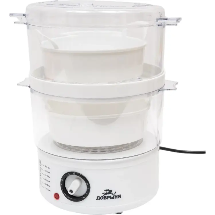 Пароварка Добрыня эл.DO- (600Вт 2 чаши) 3203 Пароварка Добрыня эл.DO- (600Вт 2 чаши) 3203