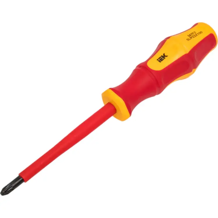 Отвертка диэлектрическая IEK ARMA2L 3 PZ/SL2x100 К3 A2L3-SC30-K3-ZS-20-100