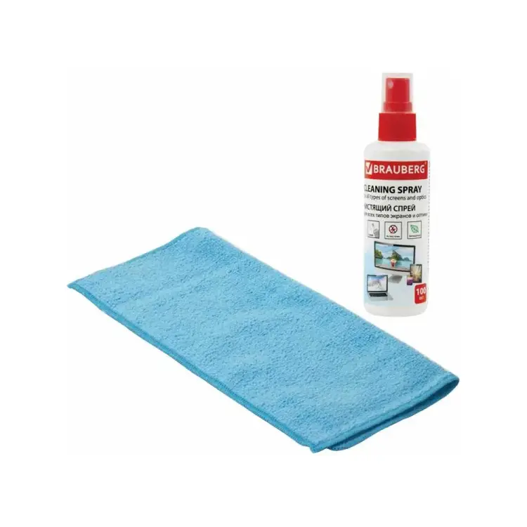 Чистящие салфетки для экранов мониторов BRAUBERG 510341