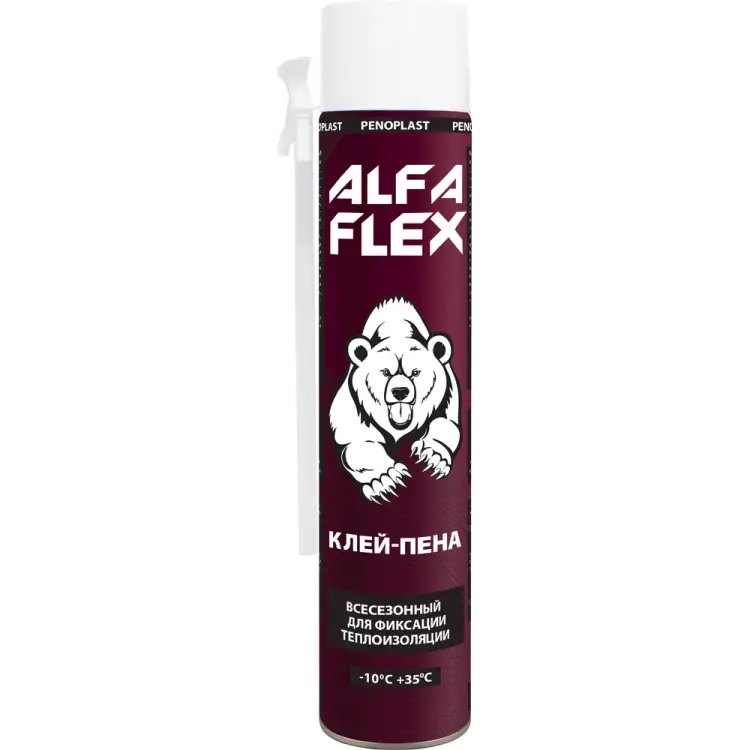 Монтажная всесезонная клей пена ALFAFLEX 756795 Монтажная всесезонная клей пена ALFAFLEX 756795