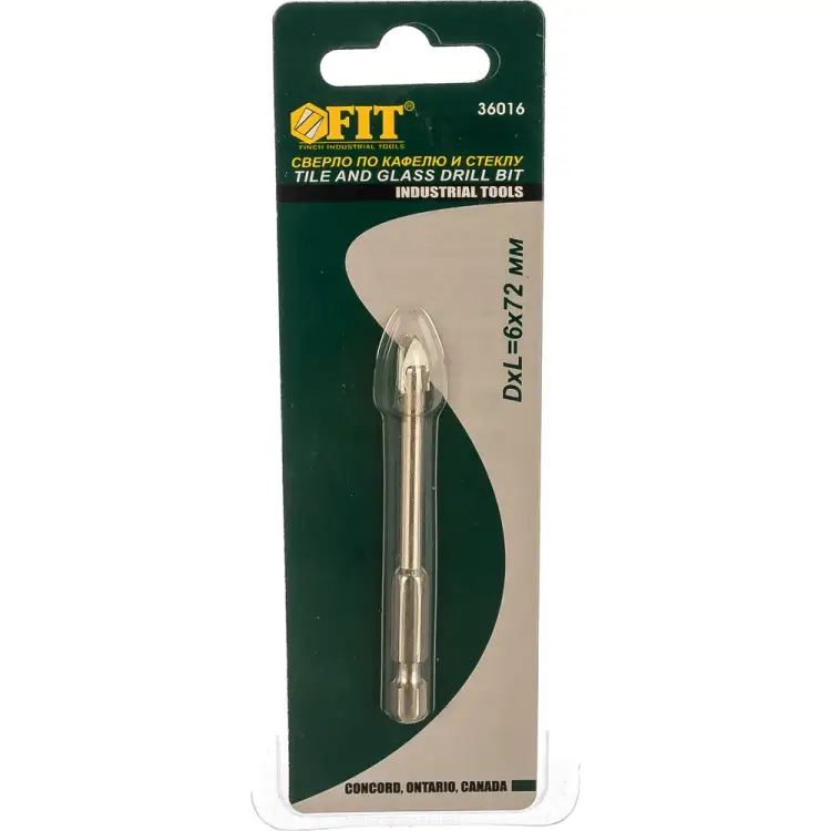 Сверло по кафелю/стеклу FIT 36016