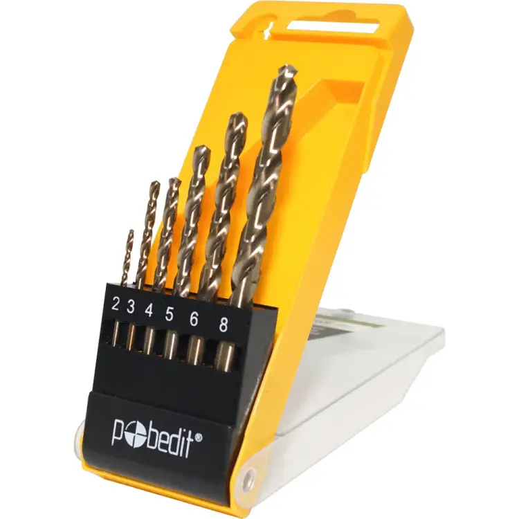 Набор сверл по металлу Pobedit 4513060