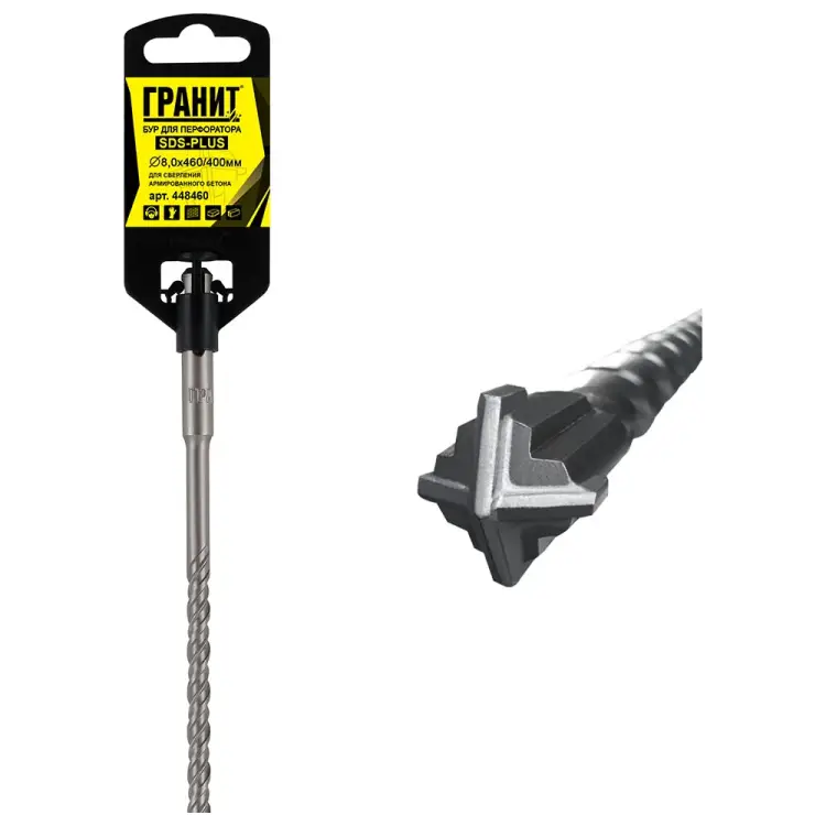 Бур sds-plus Гранит Quadro-X 448460