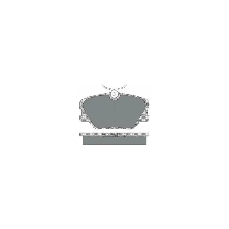 Колодки тормозные SCT SP167 Колодки тормозные SCT SP167