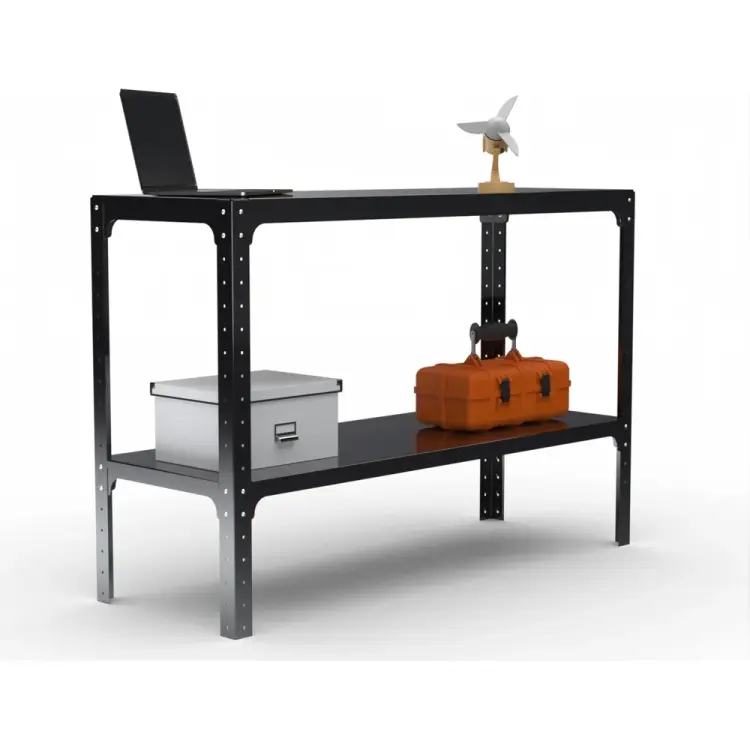 Стол-верстак ООО Металекс KIT 950х1600х600 мм, одна полка, черный 205420