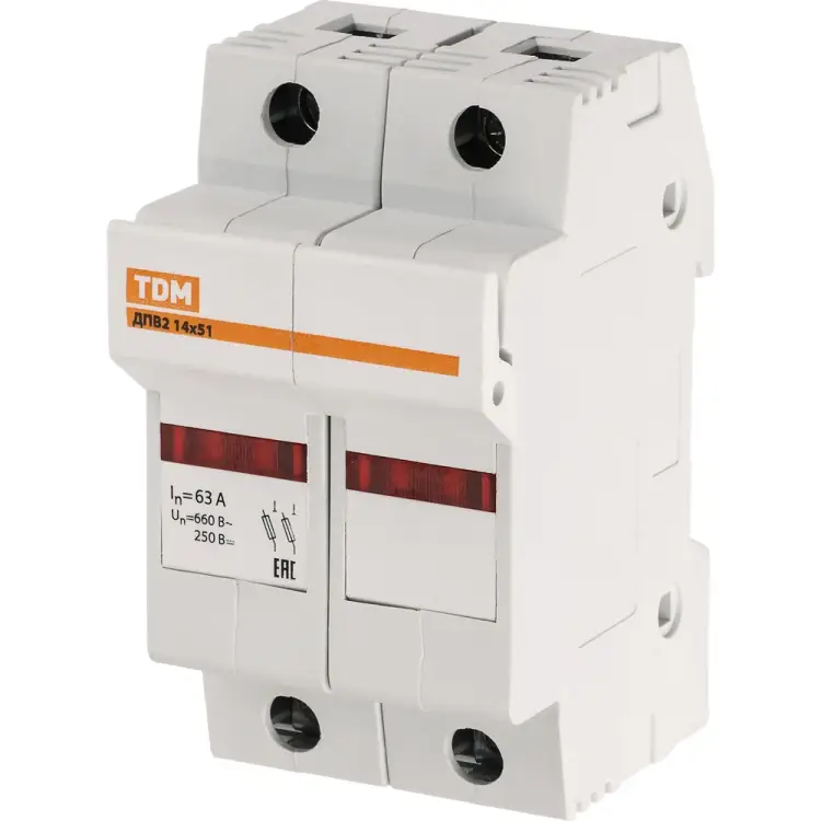 Держатель плавких вставок TDM ELECTRIC ДПВ2 SQ0216-0018