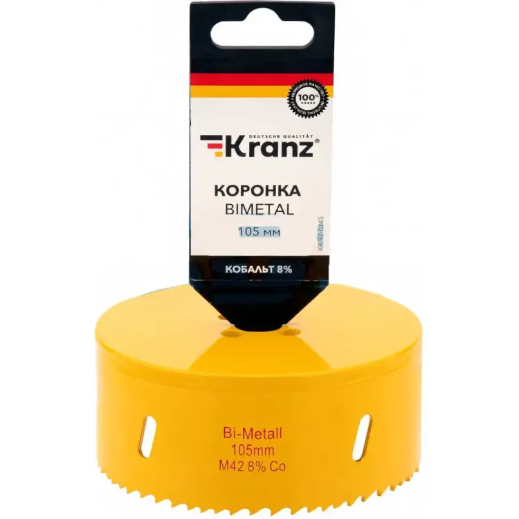 Биметаллическая коронка KRANZ KR-92-0245