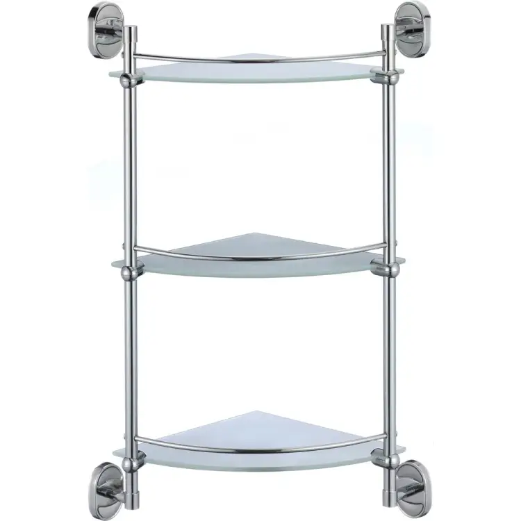 Угловая тройная стеклянная полка Savol S-007073-3 23346