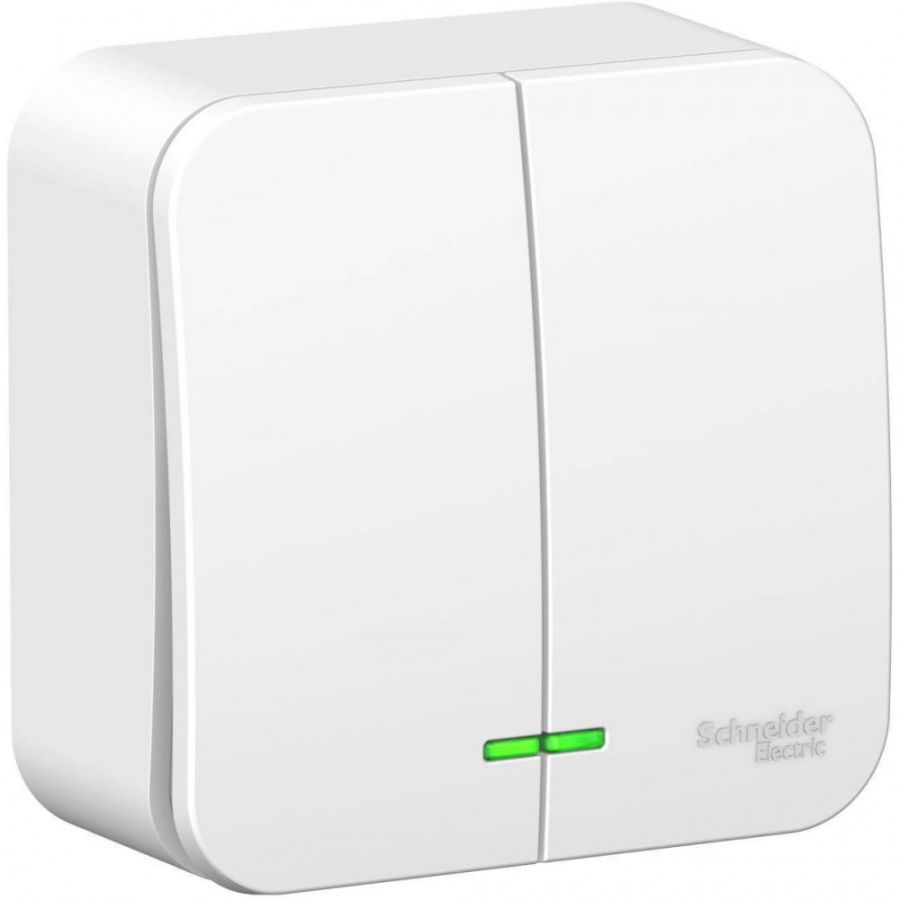 Двухклавишный выключатель Schneider Electric BLANCA