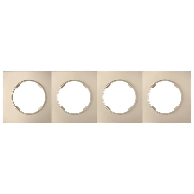 Четырехместная рамка BYLECTRICA ПРОВАНС ЮЛИГ.735212.502 шампань