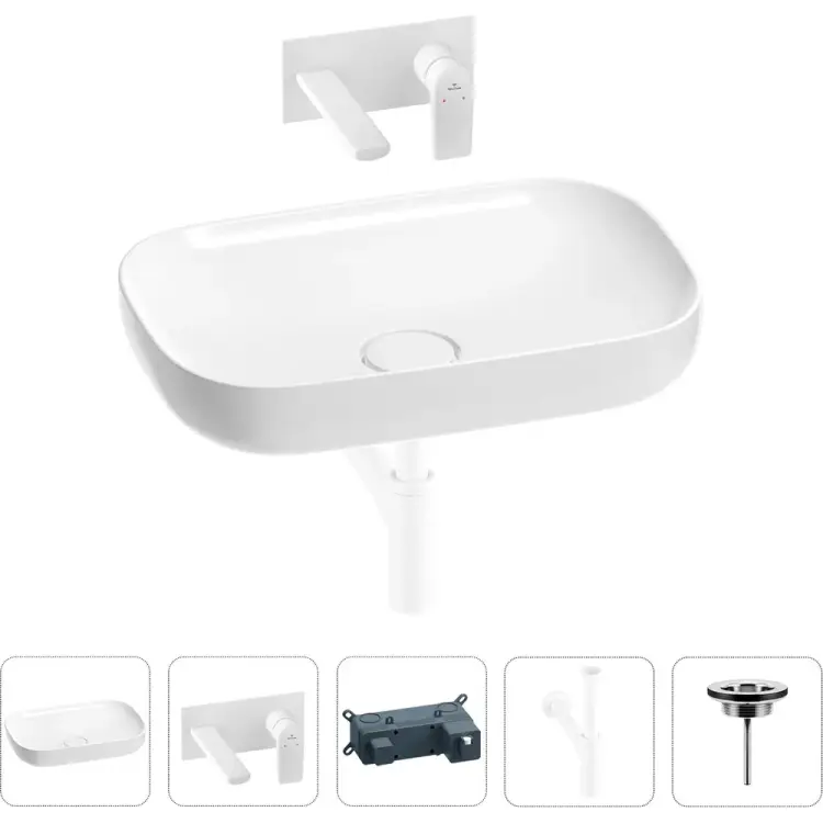 Раковина для ванной Wellsee Croquis 201001950