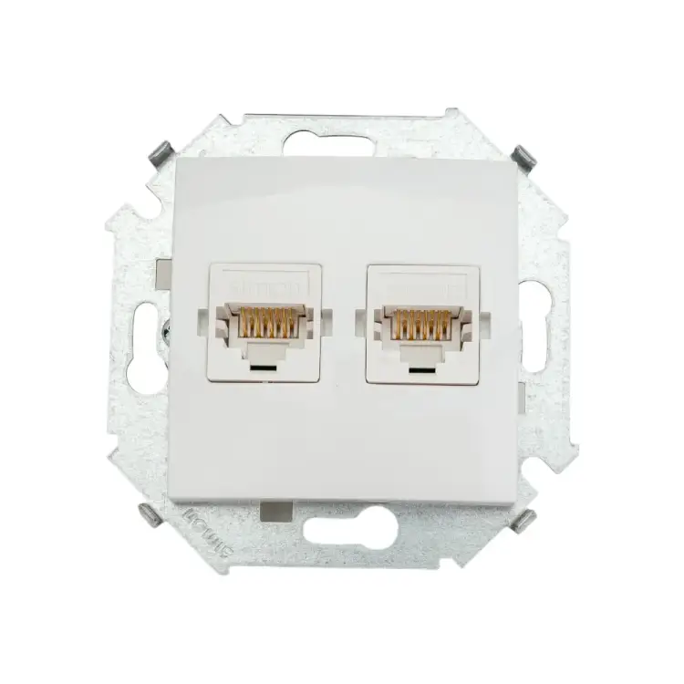 Двойная компьютерная розетка Simon 1591593-030