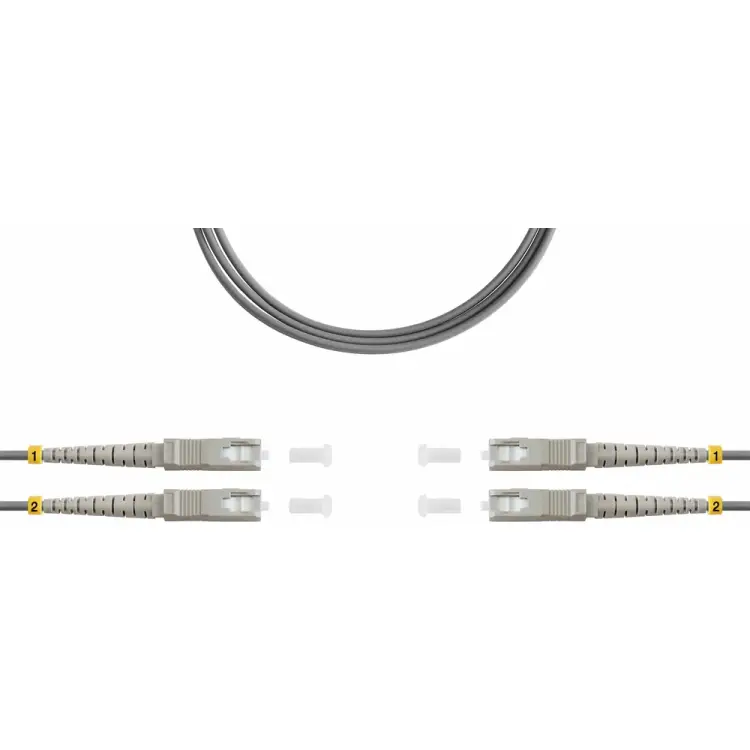 Дуплексный оптический патч-корд TopLan DPC-TOP-OM1-SC/P-SC/P-1.0