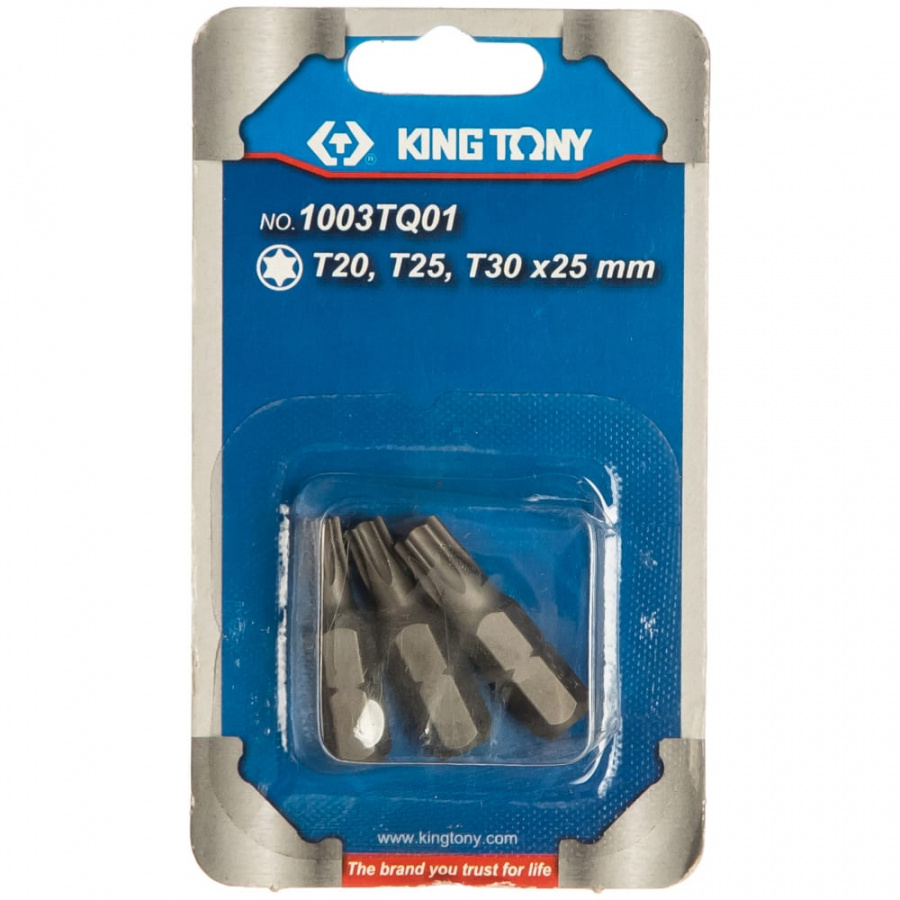 Набор бит вставок KING TONY 1003TQ01