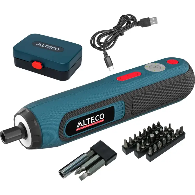 Аккумуляторная прямая отвертка ALTECO CSD 4V T 67507
