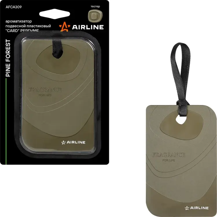 Подвесной ароматизатор Airline Card Perfume Pine forest AFCA309