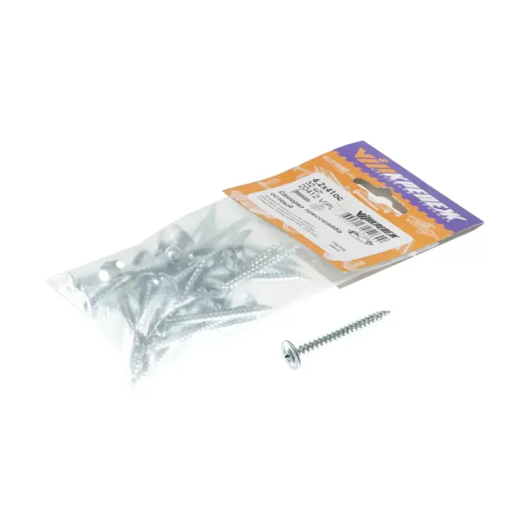 Острый саморез с прессшайбой vipкрепеж 4.2х41 32 шт. 20412 VIPL