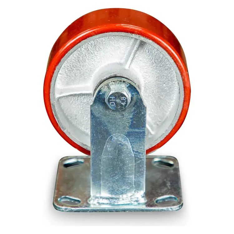 Большегрузное неповоротное колесо TOR FCp 54 125 мм полиуретановое (N) 1024154