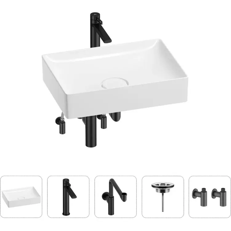 Раковина для ванной Wellsee Pure BY 201004422