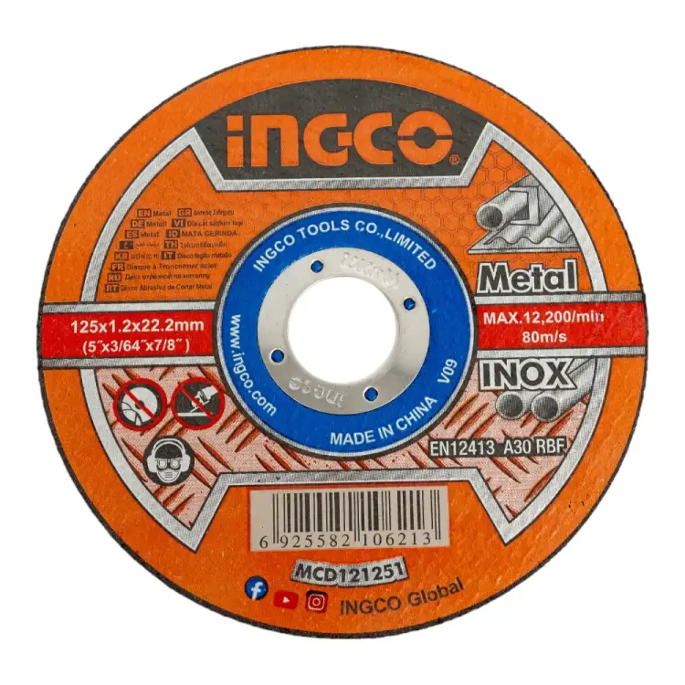 Отрезной круг INGCO Metal/Inox MCD121251 Отрезной круг INGCO Metal/Inox MCD121251