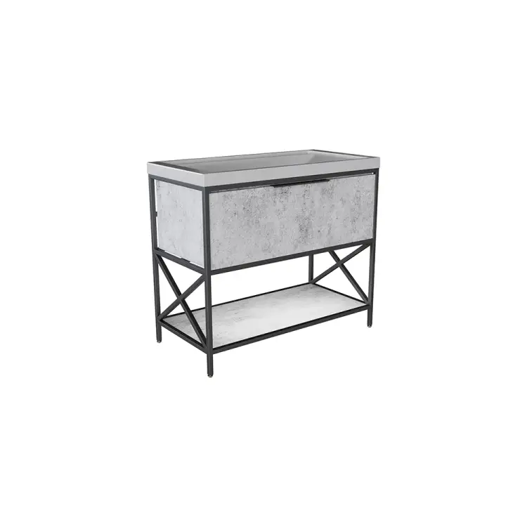 Тумба для ванной комнаты под умывальник Фостер 100 MIXLINE БРУКЛИН-100 543946 Тумба для ванной комнаты под умывальник Фостер 100 MIXLINE БРУКЛИН-100 543946