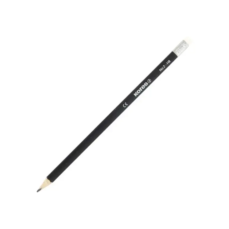 Трехгранный чернографитный карандаш Kores 128909