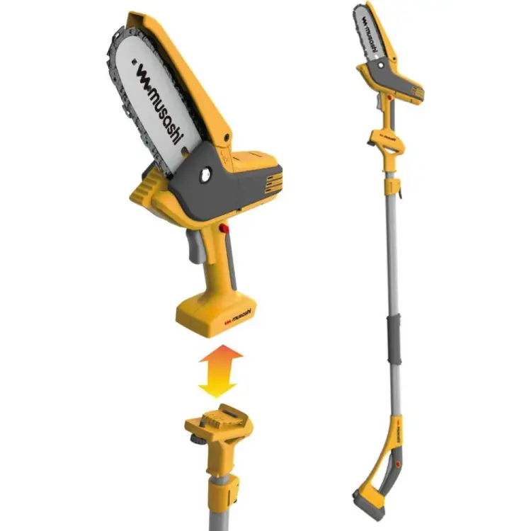 Аккумуляторная ручная цепная пила Musashi PCS-6001 Аккумуляторная ручная цепная пила Musashi PCS-6001