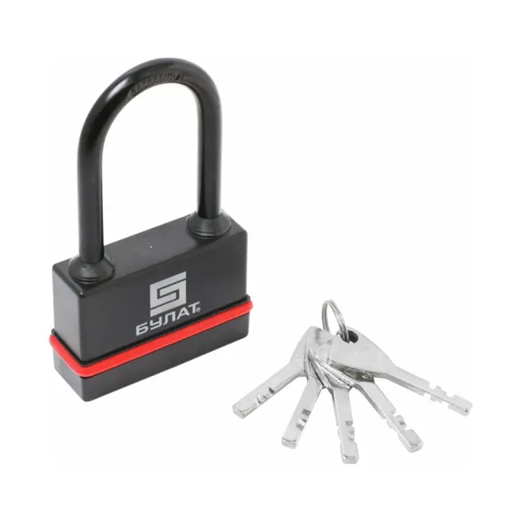 Всепогодный навесной замок БУЛАТ ВС 3-Н75-01 ПЛ 13654