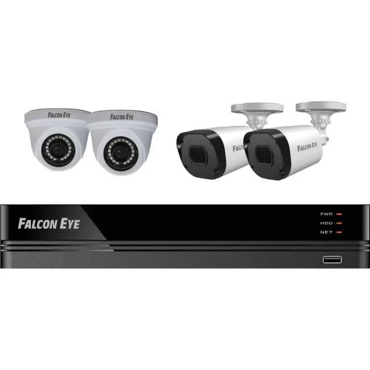 Комплект видеонаблюдения Falcon Eye FE-104MHD KIT Офис SMART Комплект видеонаблюдения Falcon Eye FE-104MHD KIT Офис SMART