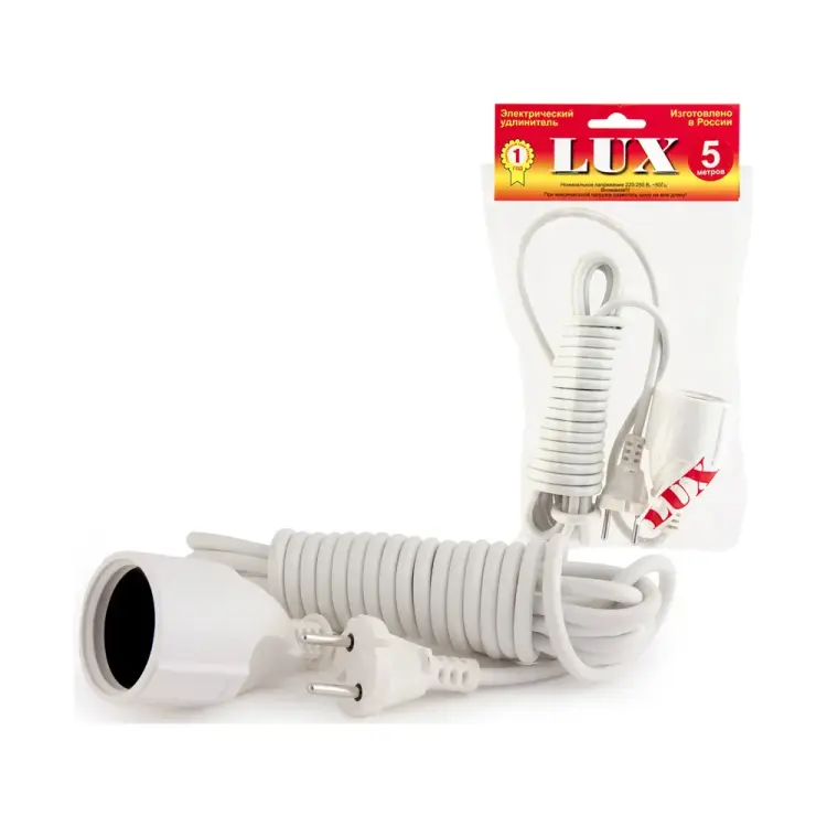 Сетевой удлинитель LUX У-101-05 4606400419693